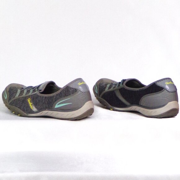 SKECHERS RELAXED FIT size 7.5 gray slip-on sneakers memory-foam insoles - Picture 10 of 14